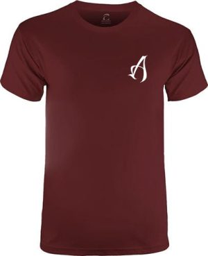 Maroon Tee-shirt w/pocket A